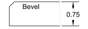 Outside Edge Design Pattern - Bevel